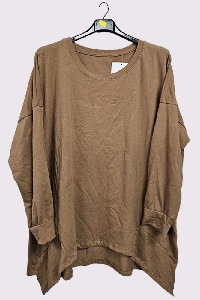 Asymmetrical Necklace Tunic Top