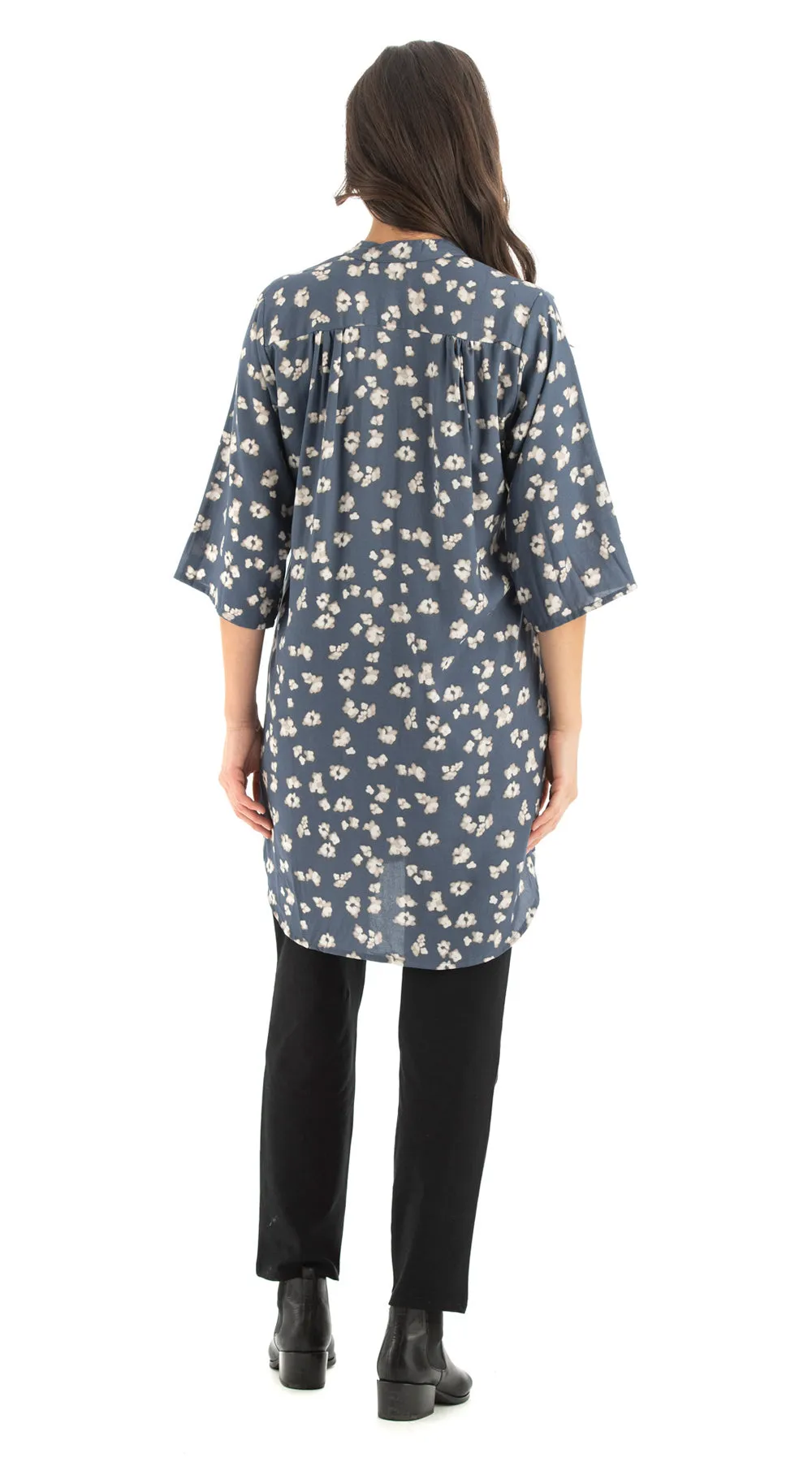 Cassidy Tunic - steel blue