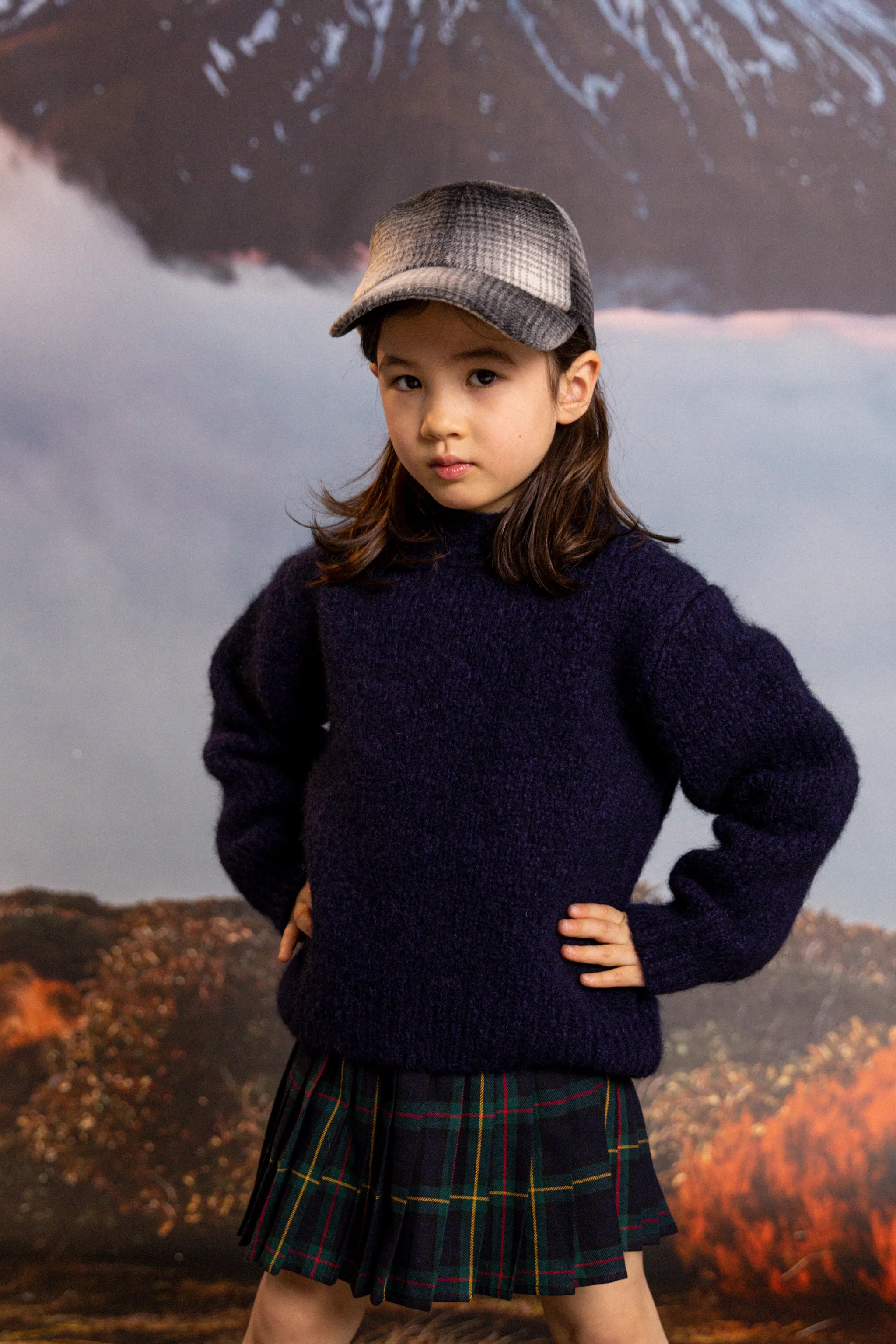LONA Navy - Round Neck Jumper