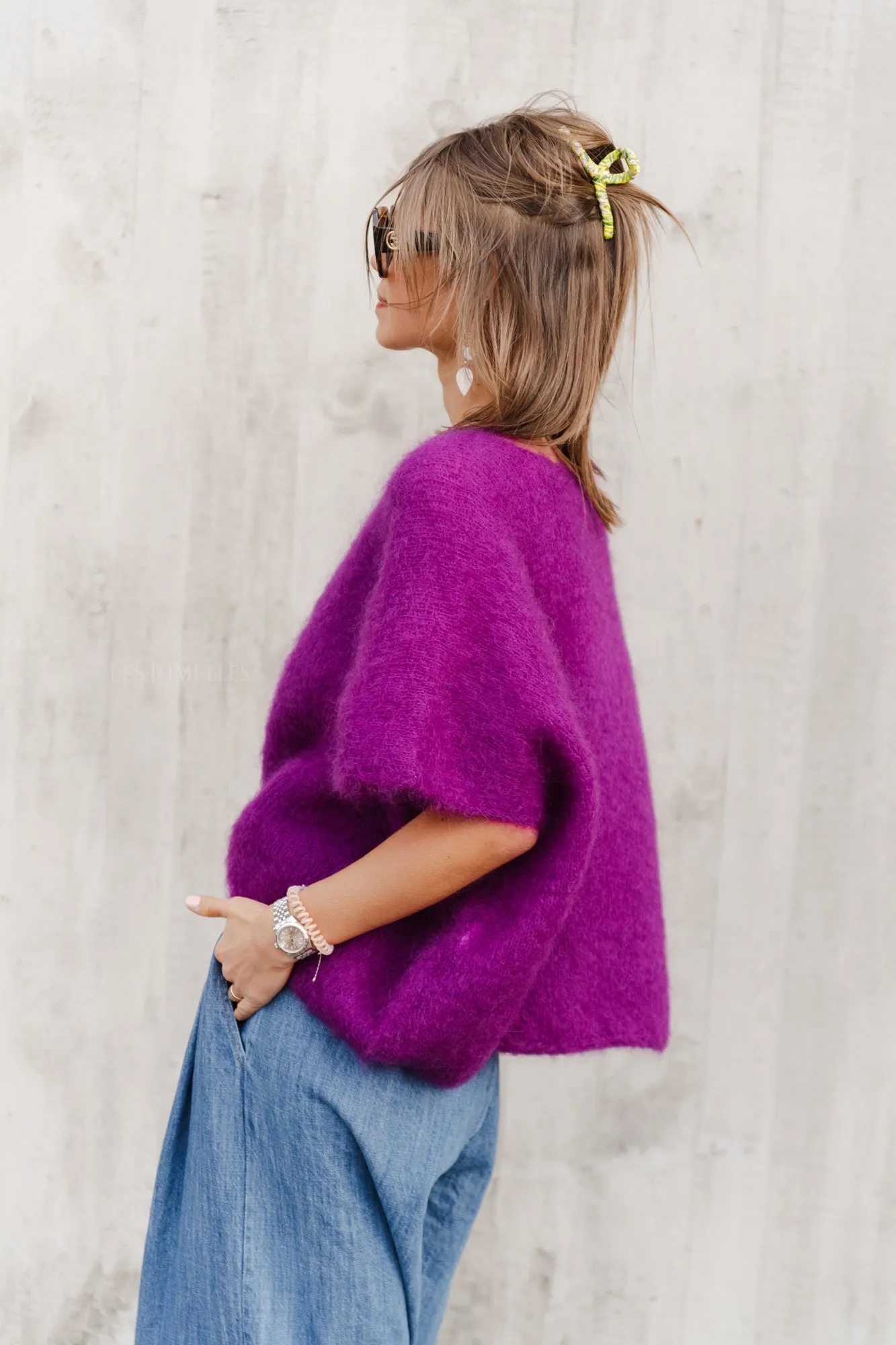 Odile jumper magenta