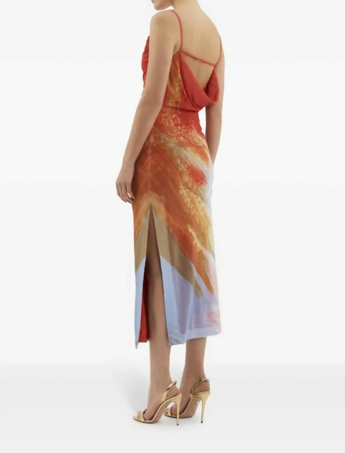 Rebecca Vallance Frida Strap Midi Dress