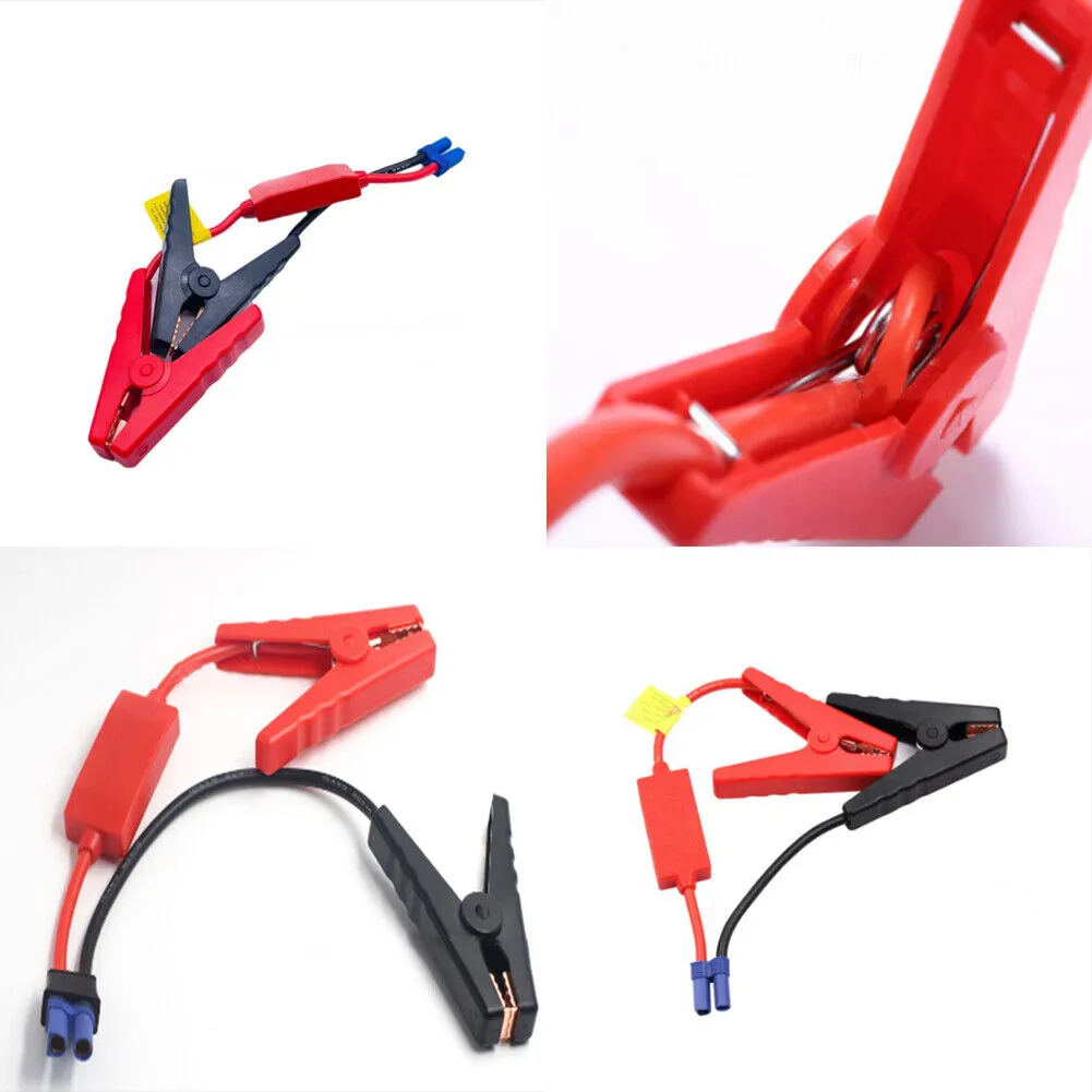 US 1-2 Pcs Jump Starter Jumper Cable Clamps Car Automotive Booster EC5 Connector