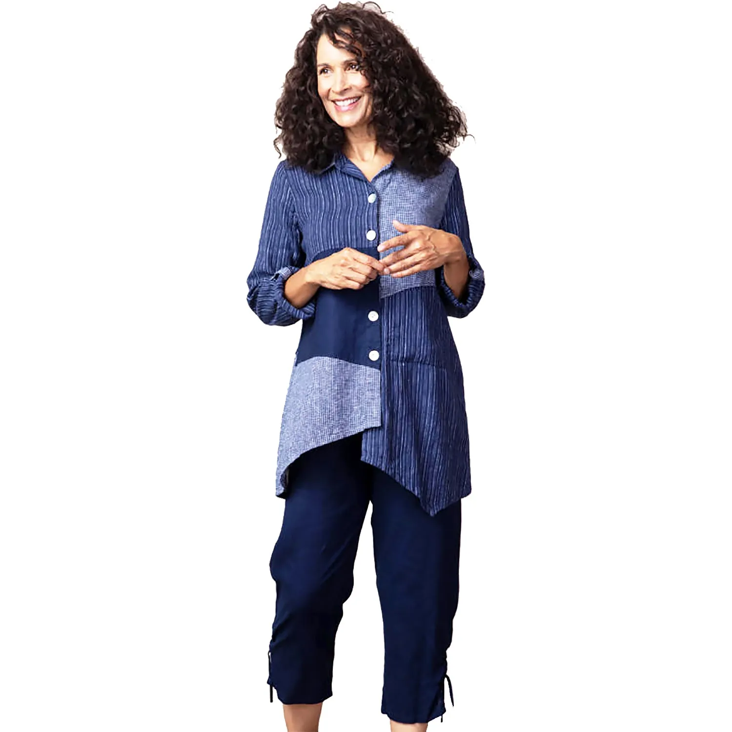 Women's Habitat Mix-It-Up Artist Tunic Navy